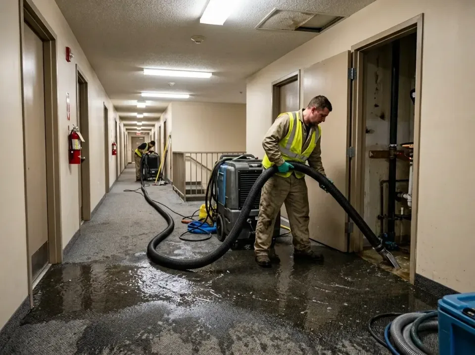 multi-unit-apartment-hallway-f-005 — frequently asked questions, Emergency Burst Pipe Water Extraction & Removal in Nevada